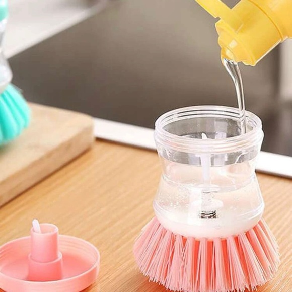 Cleaning Brush with Liquid Soap Dispenser - Picture 4 of 5